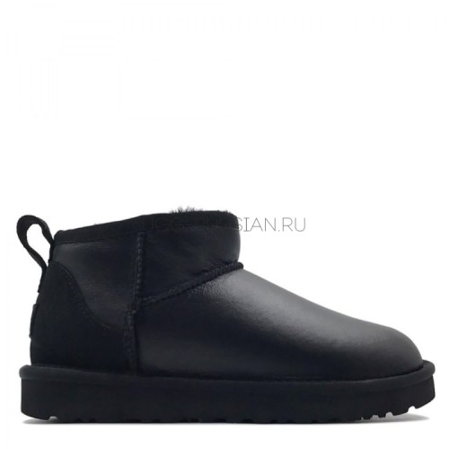 UGG Classic Ultra Mini Metallic Black
