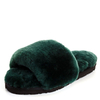 UGG Fluff Slide Slippers Dark Green UGG Fluff Slide Slippers Dark Green