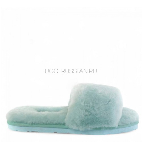 UGG Fluff Slide Slippers Lake Blue