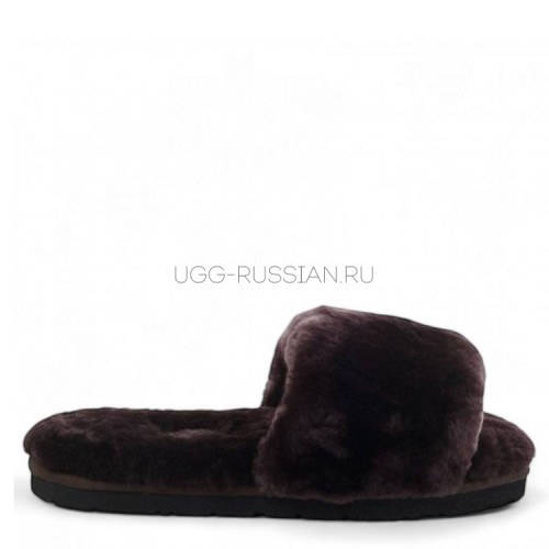 UGG Fluff Slide Slippers Chocolate