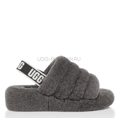 UGG Fluff Yeah Slide Grey