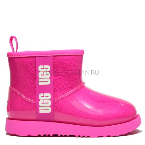 UGG Kids Clear Classic Mini II Dragon Fruit