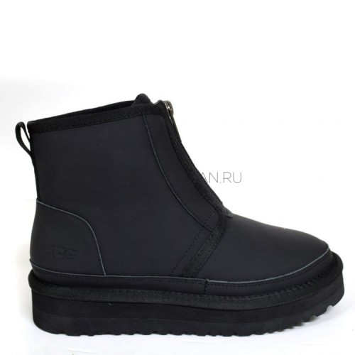 UGG Neumel Platform Zip Ultra Matte Black