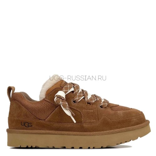 UGG Men's Lowmel Low Sneakers Chestnut
