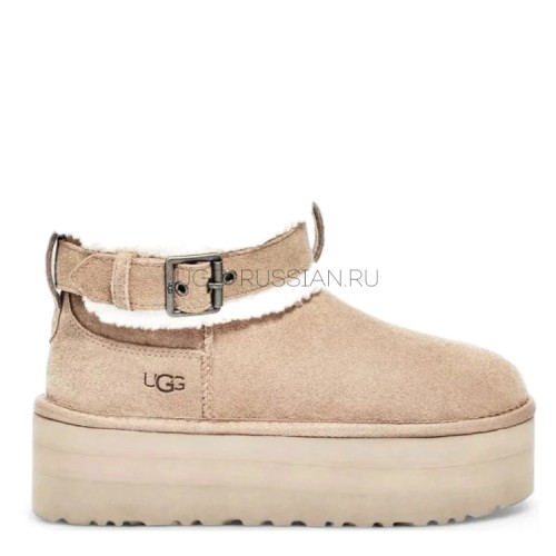 UGG Ultra Mini Belted Roller Sand
