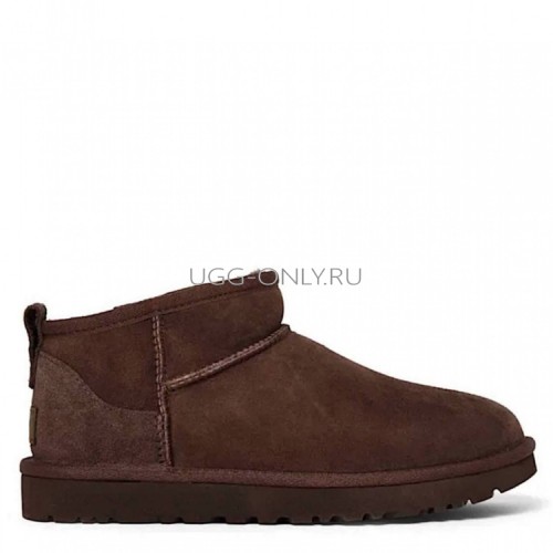 UGG Men's Classic Ultra Mini Chocolate