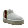 UGG Classic Ultra Mini Braid Platform White
