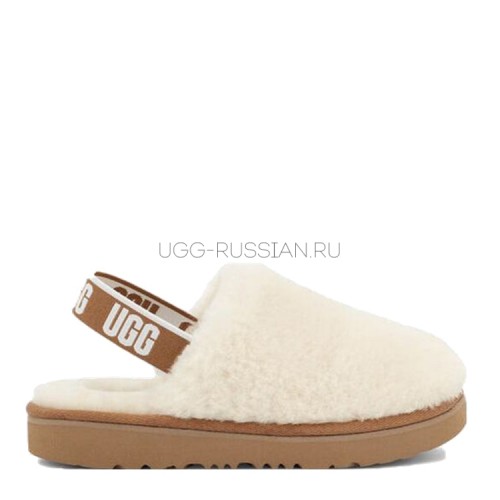 UGG Fluff Yeah Clog White
