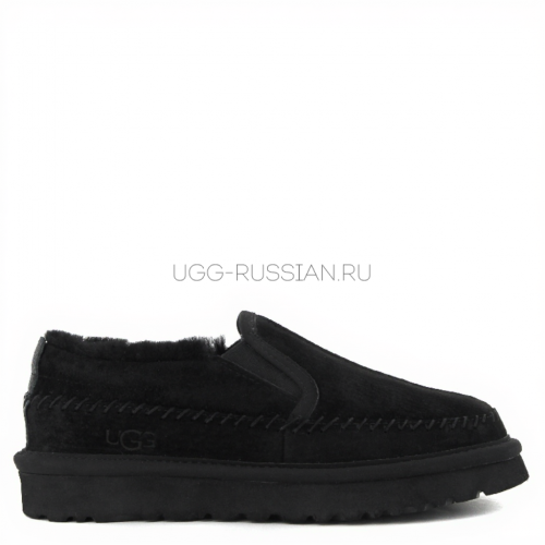 UGG Stitch Slip On Black