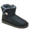 UGG Bailey Button Mini Bling Metallic Grey