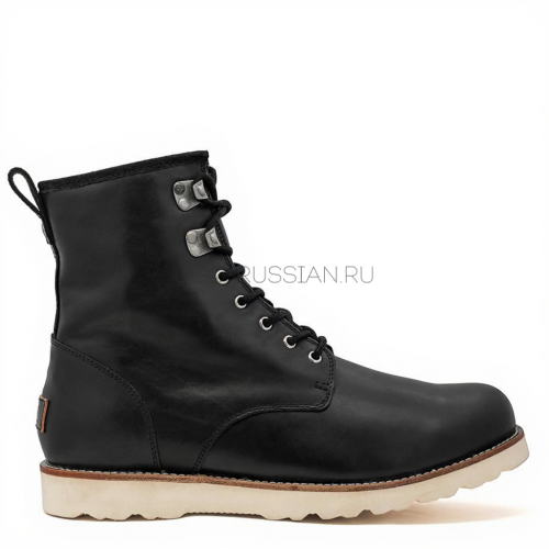 UGG Men's Hannen Black (White Sole)