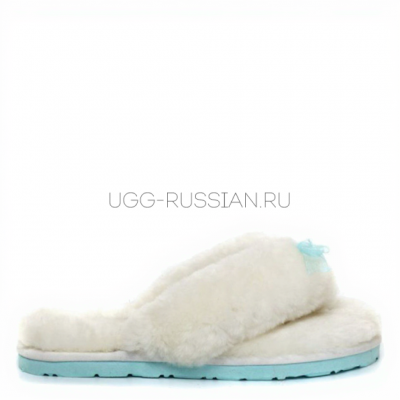 Fluff Flip Flop White